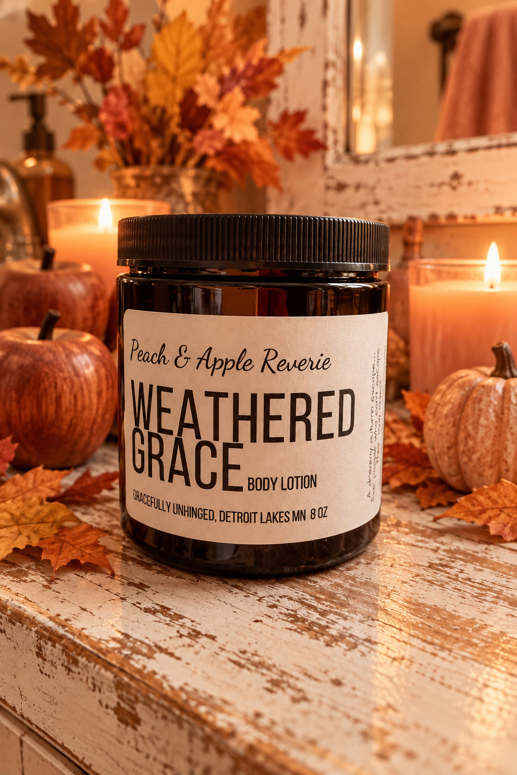 Weathered Grace Lotion, Peach & Apple Reverie
