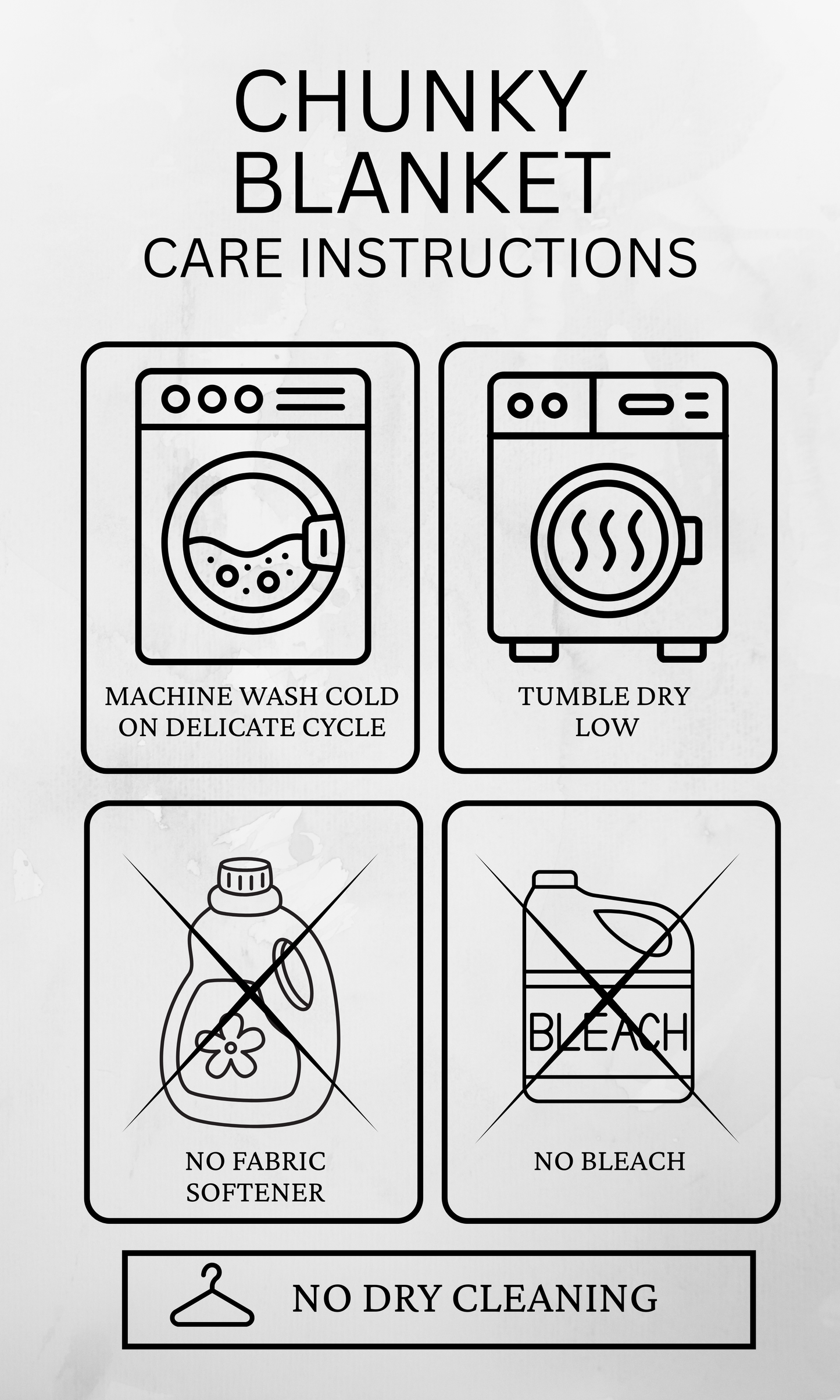 Chunky Chenille Blanket, Striped