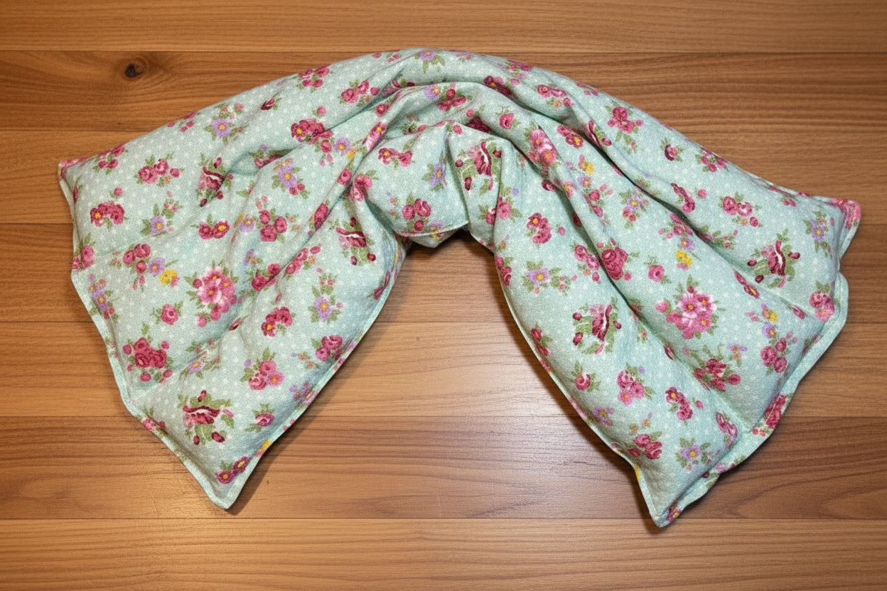 Therapeutic Back Wrap, Green Floral