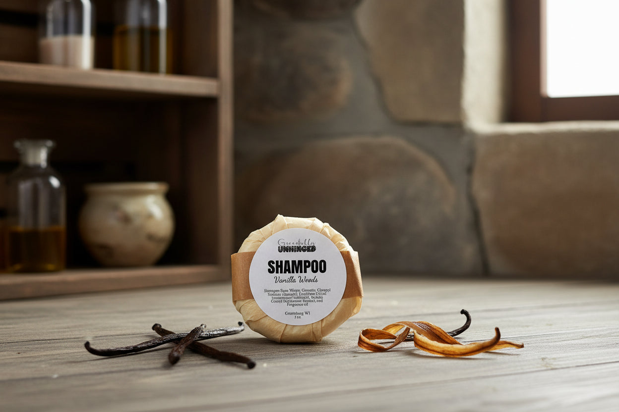 Shampoo Bar, Vanilla Woods