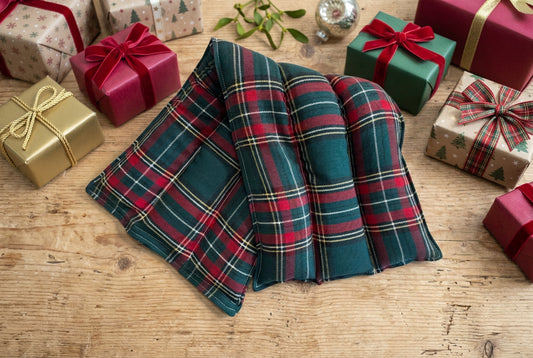 Therapeutic Back Bag, Green/Red Plaid