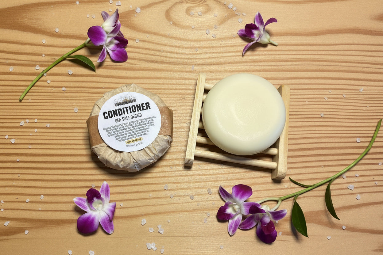 Melt & Pour Conditioner Bar, Sea Salt Orchid