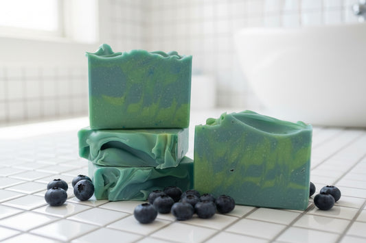 Goat Milk Soap, Berry Blue Breeze