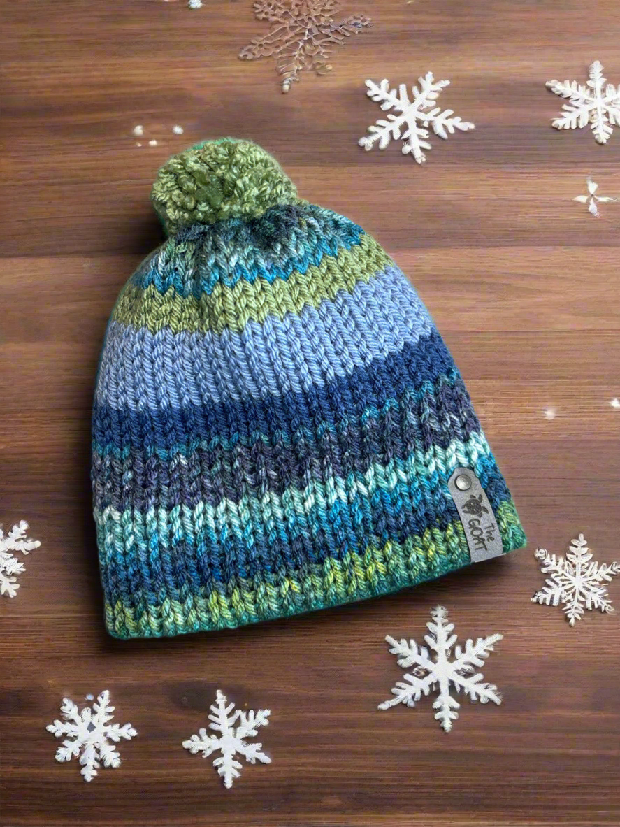 Bonfire Beanie, Newborn (Blue)