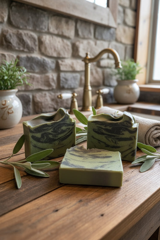 Goat Milk Soap, Cedarwood & Sage