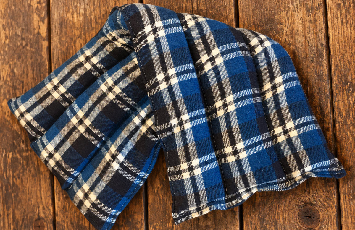 Therapeutic Back Bag, Blue Plaid