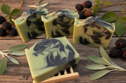 Handmade Soap, Bramble Sage