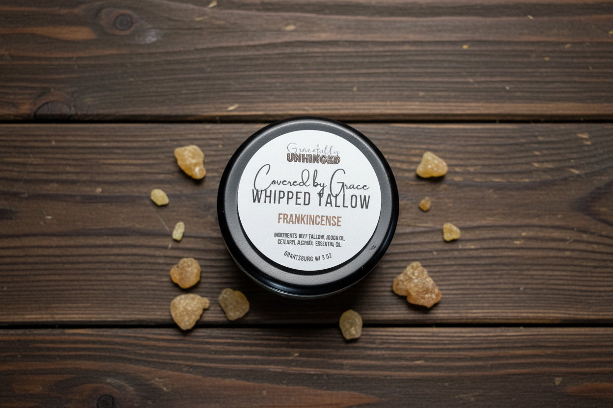 Covered by Grace Whipped Tallow Moisturizer, Frankincense