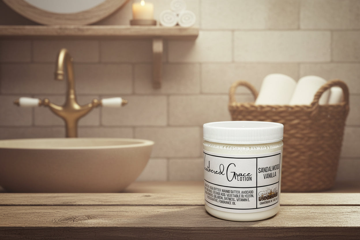 Weathered Grace Lotion, Sandalwood Vanilla