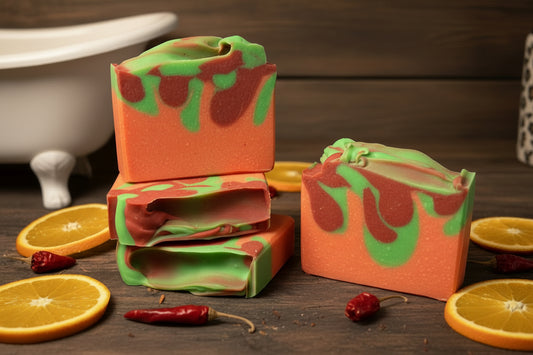 Goat Milk Soap, Sweet Orange Chili Pepper
