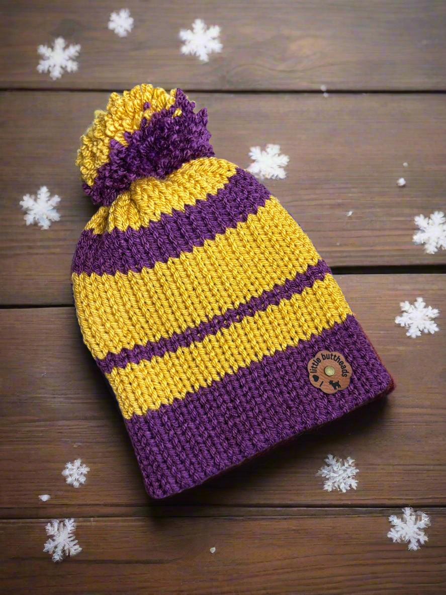 Handmade knitted beanie