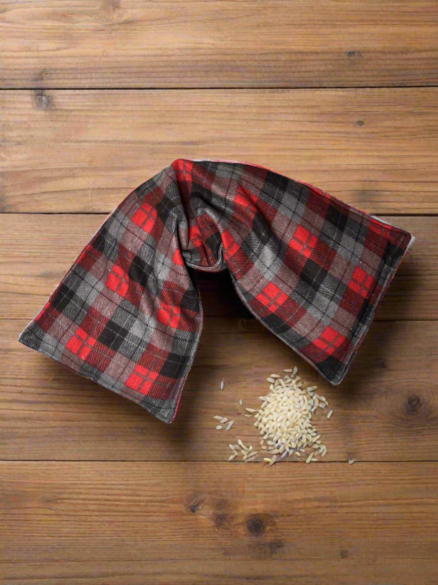 BIG Therapeutic Bag, Red/Gray/Black Plaid