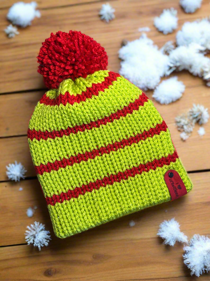 Bonfire Beanie, XS Infant (Grinch)