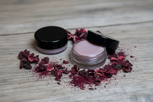 Natural Tinted Lip Balm, Hibiscus & Peppermint