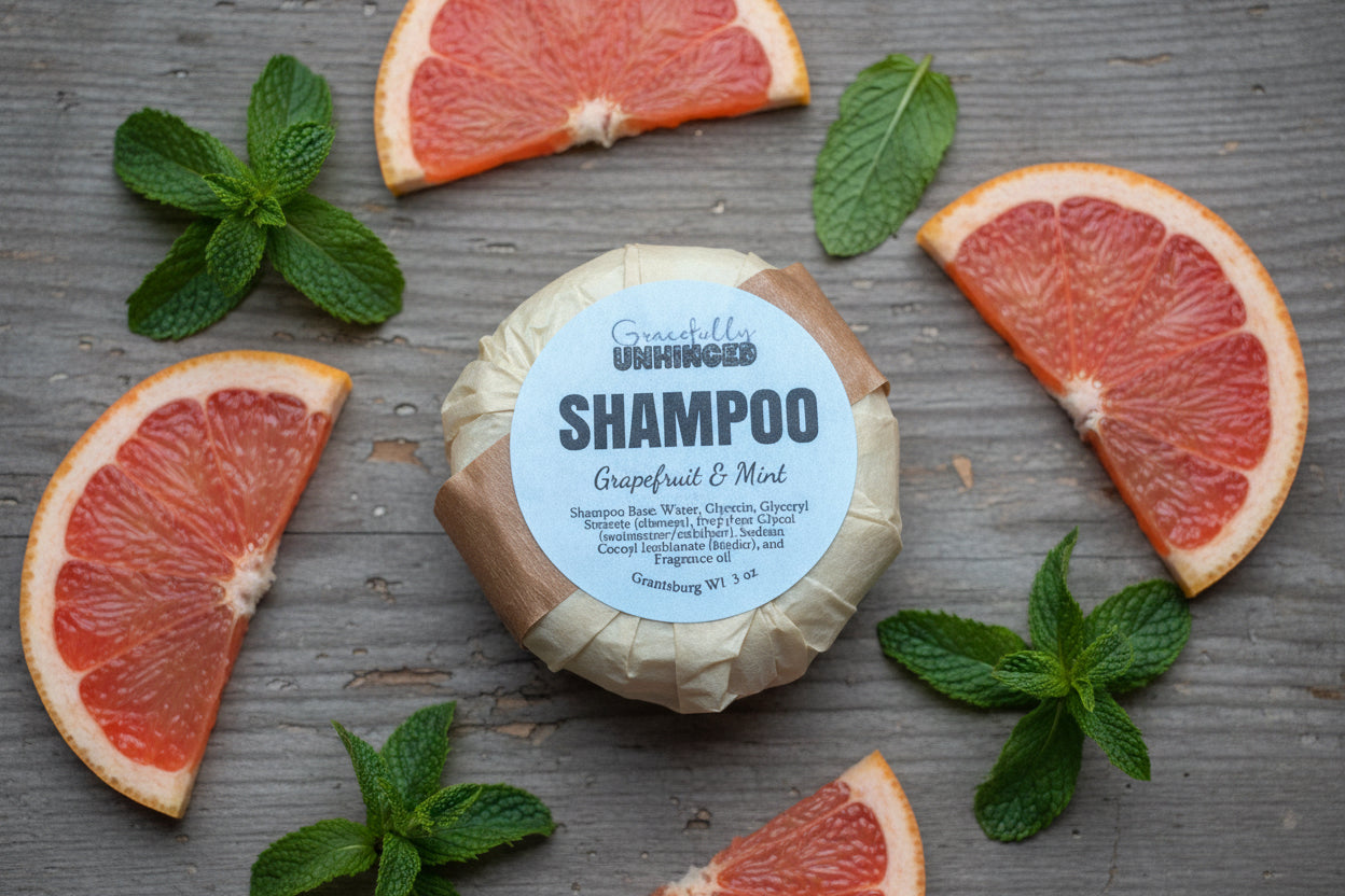 Shampoo Bar, Grapefruit & Mint