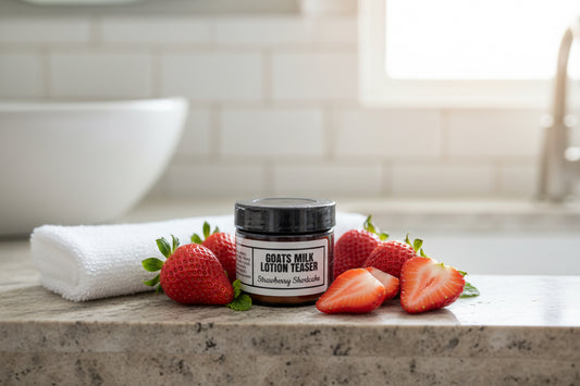 Goat Milk Lotion Teaser, Strawberry Shortcake