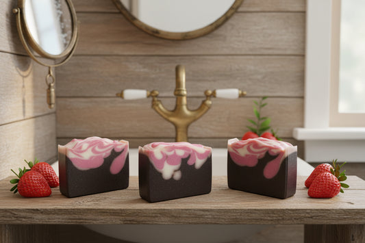 Tallow Soap, Strawberry Pound Cake