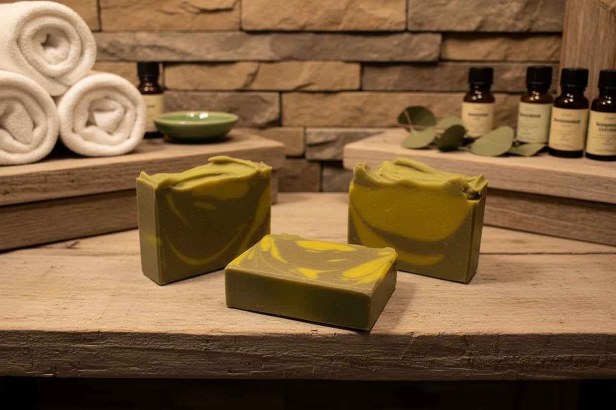 bergamot and sandalwood goat milk soap