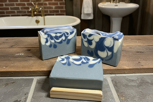 handmade masculine soap for him